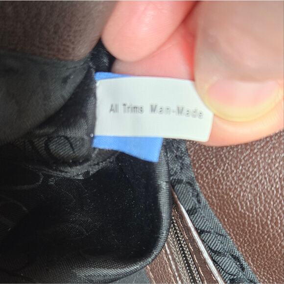 SIMPLY VERA Vera Wang Orange and Brown Women's Handbag - Picture 8 of 12